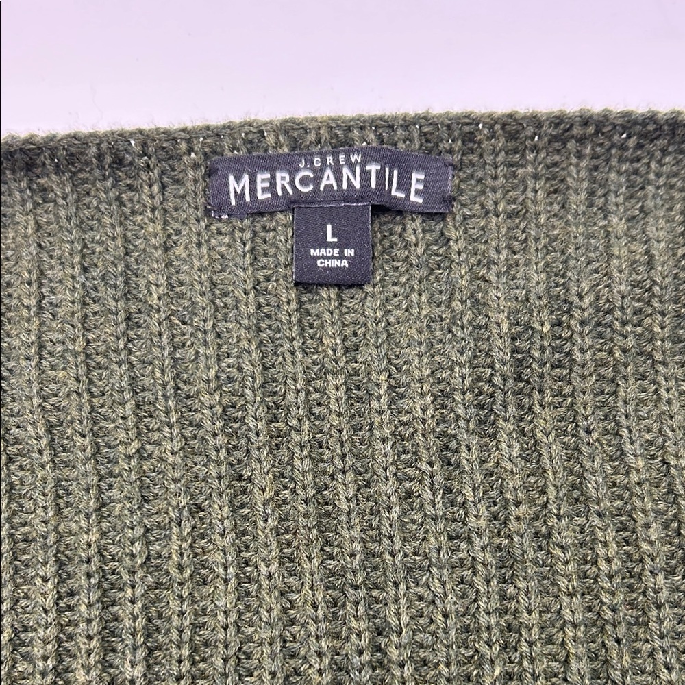 Women’s J.Crew Mercantile Green Sweater